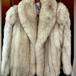 Women's Fur Coat - Beige